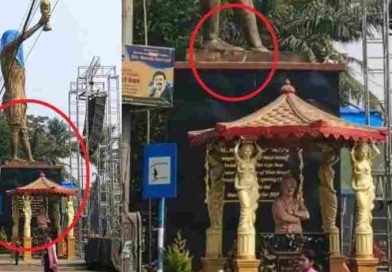 মেসির ৭০ ফুট উঁচু মূর্তির পায়ের নিচে স্বামী বিবেকানন্দের মূর্তি, ‘বাংলার লজ্জা’ বলছেন নেটিজেনরা