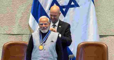 ইসরায়েলের কনেসেটের সর্বোচ্চ সম্মানে ভূষিত ভারতের প্রধানমন্ত্রী মোদী