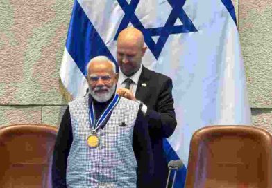 ইসরায়েলের কনেসেটের সর্বোচ্চ সম্মানে ভূষিত ভারতের প্রধানমন্ত্রী মোদী