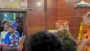 Team India Hanuman temple: বিশ্বকাপ জয়ের পর হনুমান মন্দিরে ভারতীয় দল, ভাইরাল ভিডিও