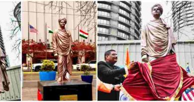 এই প্রথম আমেরিকায় স্বামী বিবেকানন্দের মূর্তি